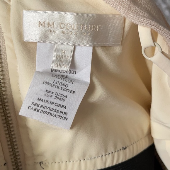 Blush linen Miss Me Couture dress - Picture 3 of 3